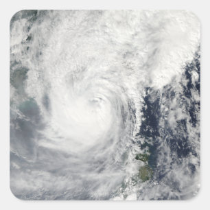 Typhoon Megi 3 Vierkante Sticker