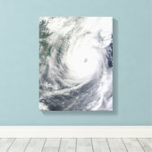 Typhoon Megi 4 Canvas Afdruk (Insitu (Houten vloer))