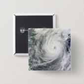 Typhoon Megi 4 Vierkante Button 5,1 Cm (Voorkant /achterkant)