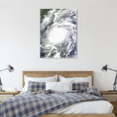 Typhoon Megi Canvas Afdruk (Insitu (Slaapkamer))