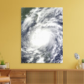 Typhoon Megi Canvas Afdruk (Insitu (Woonkamer))