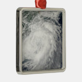 Typhoon Morakot over China Metalen Ornament (Rechts)