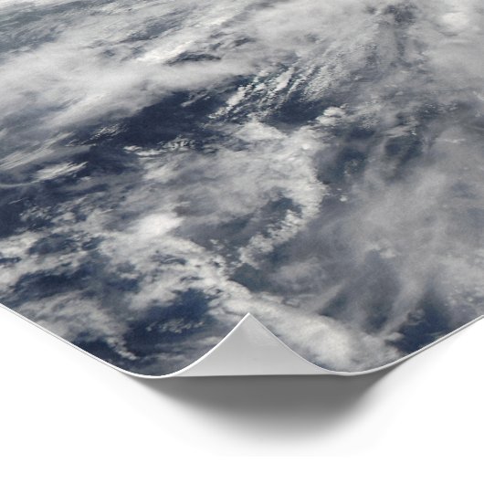 Typhoon Morakot over China Poster (Hoek)