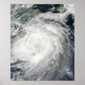 Typhoon Morakot over China Poster (Voorkant)