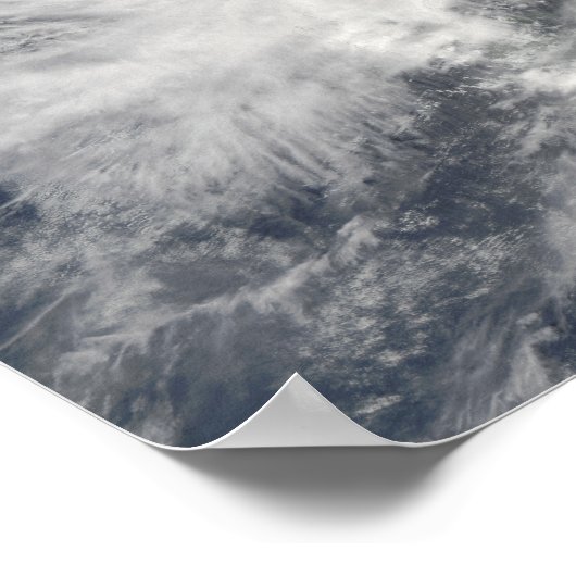 Typhoon Morakot over Taiwan Poster (Hoek)