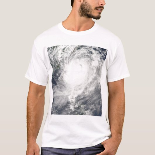 Typhoon Morakot over Taiwan T-shirt (Voorkant)