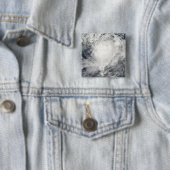 Typhoon Morakot over Taiwan Vierkante Button 5,1 Cm (In situ)