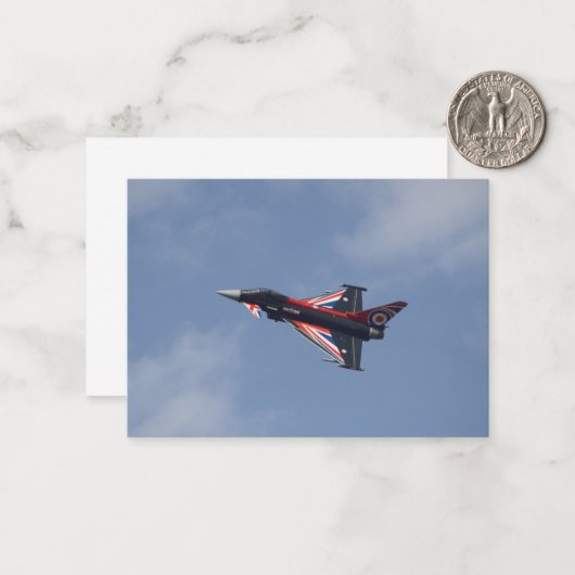 Typhoon Notitiekaartje (Voorkant / Achterkant in situ)