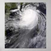 Typhoon Nuri nadert China Poster (Voorkant)