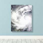 Typhoon Parma 2 Canvas Afdruk (Insitu (Houten vloer))