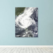 Typhoon Parma Canvas Afdruk (Insitu (Houten vloer))