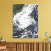 Typhoon Parma Canvas Afdruk (Insitu (Woonkamer))