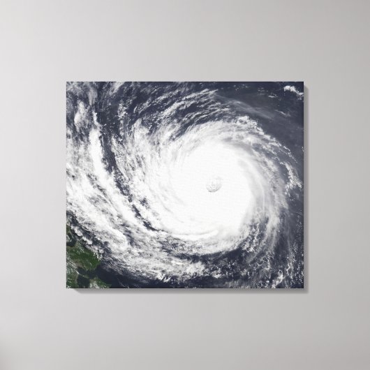 Typhoon Phanfone Canvas Afdruk (Voorkant)