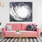Typhoon Phanfone Canvas Afdruk (Insitu (Woonkamer))