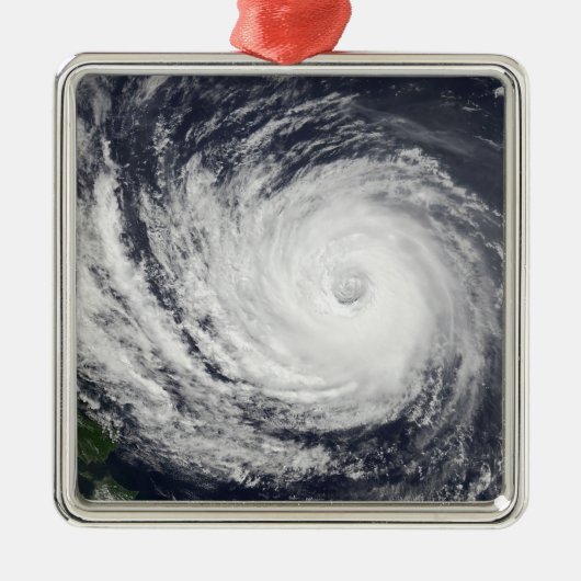 Typhoon Phanfone Metalen Ornament (Voorkant)