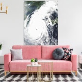 Typhoon Rusa 2 Canvas Afdruk (Insitu (Woonkamer))