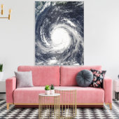 Typhoon Rusa Canvas Afdruk (Insitu (Woonkamer))