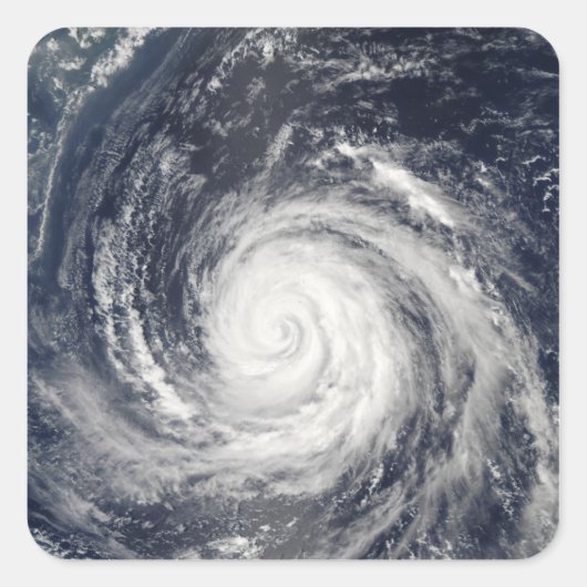 Typhoon Rusa Vierkante Sticker (Voorkant)