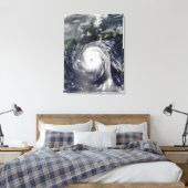 Typhoon Sinlaku 2 Canvas Afdruk (Insitu (Slaapkamer))