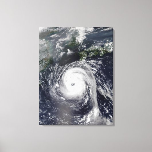 Typhoon Sinlaku 2 Canvas Afdruk (Voorkant)