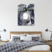 Typhoon Sinlaku 2 Canvas Afdruk (Insitu (Slaapkamer))