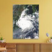 Typhoon Sinlaku Canvas Afdruk (Insitu (Woonkamer))
