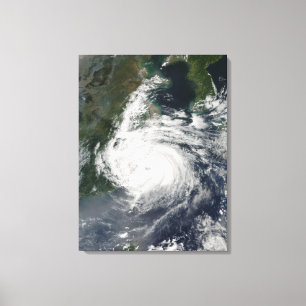 Typhoon Sinlaku Canvas Afdruk