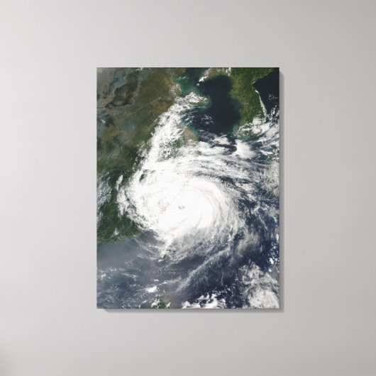 Typhoon Sinlaku Canvas Afdruk (Voorkant)