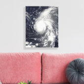 Typhoon Vamco in de Stille Oceaan Canvas Afdruk (Insitu (Woonkamer))