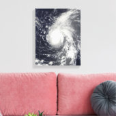 Typhoon Vamco in de Stille Oceaan Canvas Afdruk (Insitu (Woonkamer))