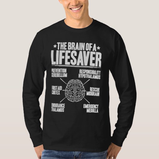 Typical Brain Lifesaver T-shirt (Voorkant)