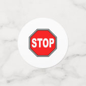 Typical Stop Sign Confetti (Kleine voorkant)