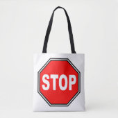 Typical Stop Sign Tote Bag (Voorkant)