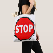Typical Stop Sign Tote Bag (Dichtbij)