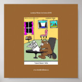 Typisch Beaver wast unieke grappige Poster (Voorkant)