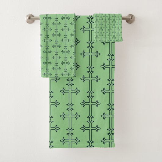 Typisch christelijk kruis bad handdoek (Insitu)