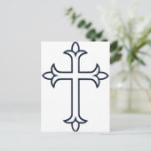 Typisch Christelijk kruis Briefkaart (Staand voorkant)
