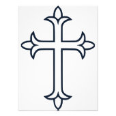 Typisch Christelijk kruis Foto Afdruk (Voorkant)