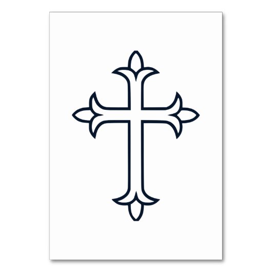 Typisch Christelijk kruis Kaart (Voorkant)