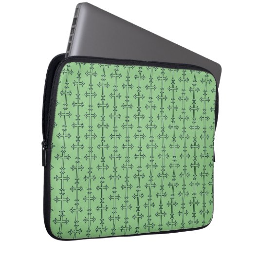 Typisch Christelijk kruis Laptop Sleeve (Voorkant Rechts)