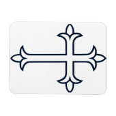 Typisch Christelijk kruis Magneet (Horizontaal)