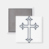 Typisch christelijk kruis magneet (Voorkant / Achterkant)