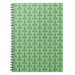 Typisch christelijk kruis notitieboek