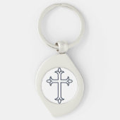 Typisch Christelijk kruis Sleutelhanger (Voorkant)
