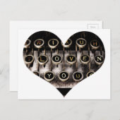 Typisch hart briefkaart (Voorkant / Achterkant)