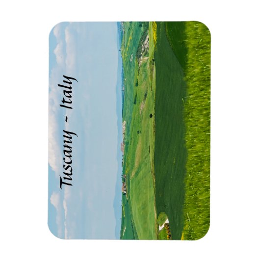 Typisch landschap in Toscane Magneet (Verticaal)
