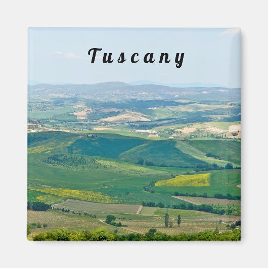 Typisch landschap in Toscane Magneet (Voorkant)
