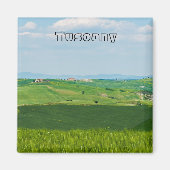 Typisch landschap in Toscane Magneet (Voorkant)