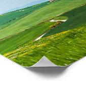 Typisch landschap in Toscane Poster (Hoek)