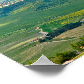 Typisch landschap in Toscane Poster (Hoek)